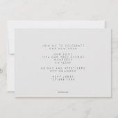 Yin & Yang Abschluss Einladung (Rückseite)