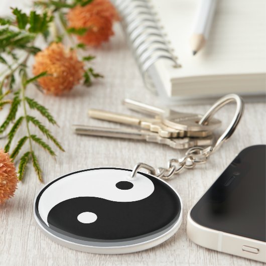 Yin Yang Acrylic Schlüsselanhänger (Vorderseite rechts)