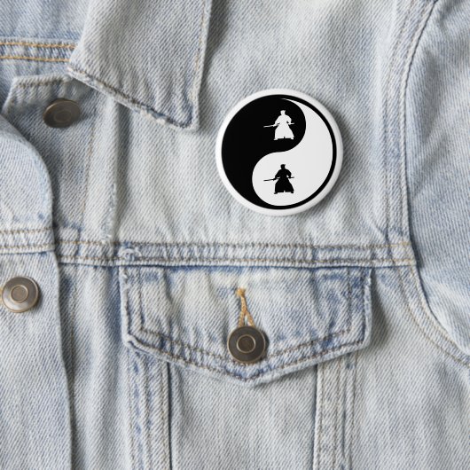 Yin Yang Aikido Button (Beispiel)