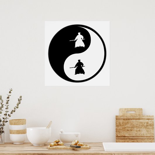 Yin Yang Aikido Poster (Küche)