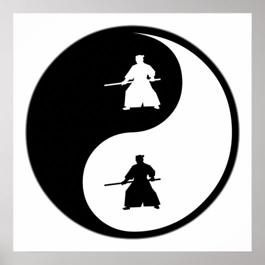 Yin Yang Aikido Poster (Vorne)