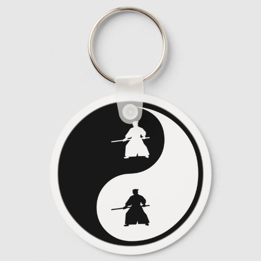 Yin Yang Aikido Schlüsselanhänger (Vorderseite)