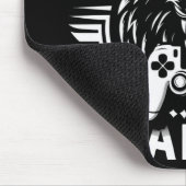 Yin Yang Alpha Gamer Wolf Mousepad (Ecke)
