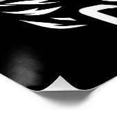 Yin Yang Alpha Gamer Wolf Poster (Ecke)