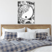 Yin Yang Alternative #1 Leinwanddruck (Insitu (Schlafzimmer))