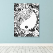 Yin Yang Alternative #1 Leinwanddruck (Insitu (Holzboden))