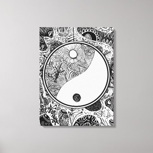 Yin Yang Alternative #1 Leinwanddruck (Vorderseite)