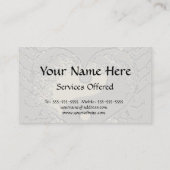 Yin Yang, Angel Wings und Herz Visitenkarte (Rückseite)