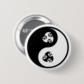 Yin Yang Anime Button (Vorne & Hinten)