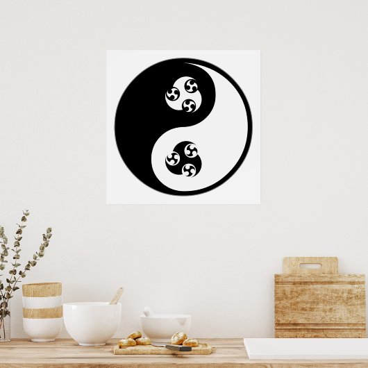 Yin Yang Anime Poster (Küche)