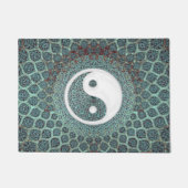 Yin Yang aquamarin Fußmatte (Vorderseite)