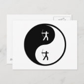 Yin Yang Archery Postkarte (Vorne/Hinten)