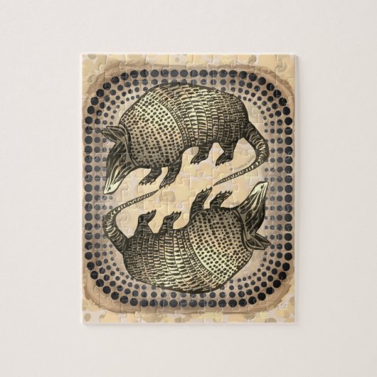 Yin Yang Armadillo Puzzle (Vertikal)