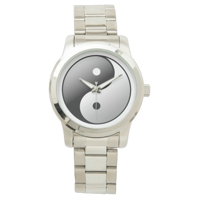 Yin Yang Armbanduhr (Vorderseite)