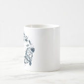 Yin Yang Astronaut Kaffeetasse (Mittel)