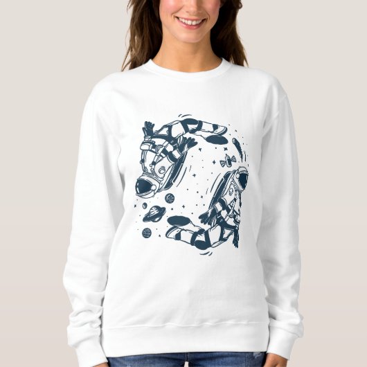Yin Yang Astronaut Sweatshirt (Vorderseite)