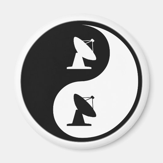 Yin Yang Astrophysik Magnet (Vorne)