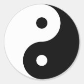 Yin Yang Aufkleber (Vorderseite)