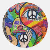 Yin Yang Aufkleber (Vorderseite)