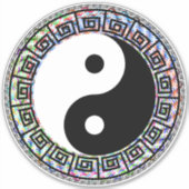 Yin Yang Aufkleber (Vorderseite)