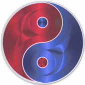 YIN YANG AUFKLEBER (Vorderseite)
