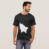 Yin Yang Australian Cattle Dog Heeler Symbol Zen T-Shirt (Vorne ganz)