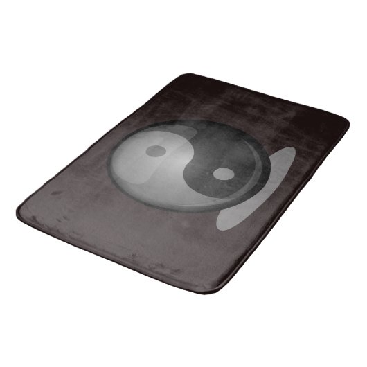 Yin Yang Badematte (Schrägansicht)