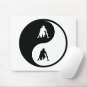 Yin Yang Bahn Mousepad (Mit Mouse)