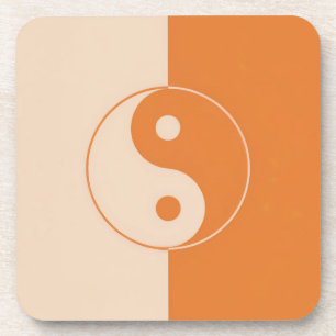 Yin Yang Balance Plastic Untersetzer Set