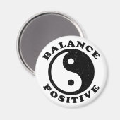 Yin Yang Balance Positives Zen-Leben Magnet (Vorderseite/Rückseite)