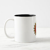 Yin Yang Balanced Sun Zweifarbige Tasse (Links)