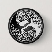 Yin Yang Baum Button (Vorderseite)