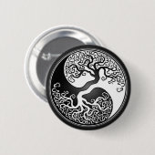 Yin Yang Baum Button (Vorne & Hinten)