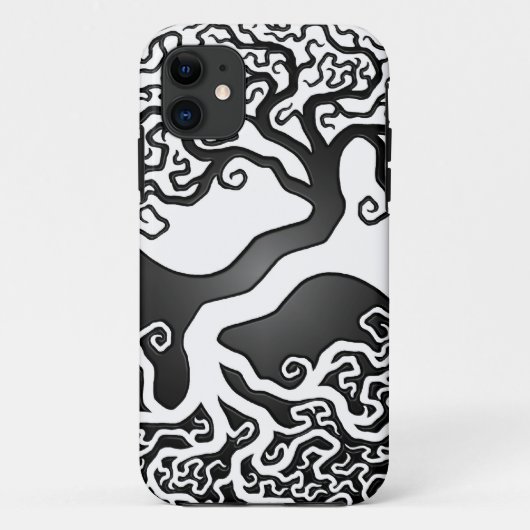Yin Yang Baum Case-Mate iPhone Hülle (Rückseite)