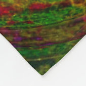 Yin Yang Baum des Leben-Grüns Fleecedecke (Ecke)