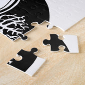 Yin Yang Baum des Leben-Schwarzen u. des Weiß Puzzle (Seite)