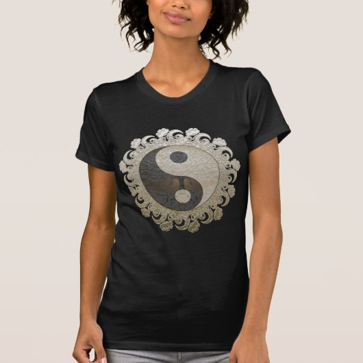 Yin Yang Baum des Lebens T-Shirt (Vorderseite)