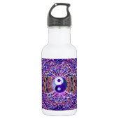 Yin Yang Baum des Lebens Trinkflasche (Vorderseite)