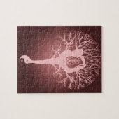 Yin Yang, Baum des Lebens, Yoga, Harmonie Puzzle (Horizontal)
