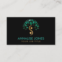 Yin Yang-Baum - Malachite-Blätter