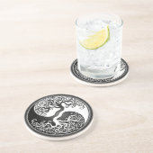 Yin Yang Baum Sandstein Untersetzer (Seite)