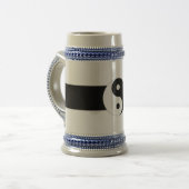 Yin Yang Bierglas (Vorderseite Links)