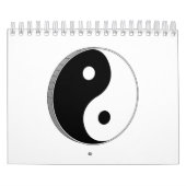 Yin Yang Black and White Symbol Kalender (Titelbild)