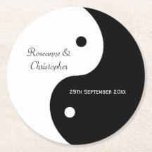 Yin Yang Black and White Wedding