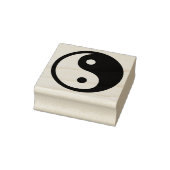 Yin-Yang Black/White Gummistempel (Stempel)