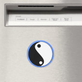 YIN-YANG-blau-magnet - Angepasster Magnet (In Situ (Geschirrspüler))