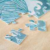 Yin Yang Blue Koi Fish Puzzle (Seite)