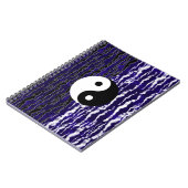 Yin Yang Blue Tranquility Zen Energy Dream Journal Notizblock (Linke Seite)