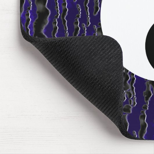 Yin Yang Blue Tranquility Zen Energy Mousepad (Ecke)