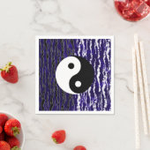 Yin Yang Blue Tranquility Zen Energy Party Serviette (Beispiel)